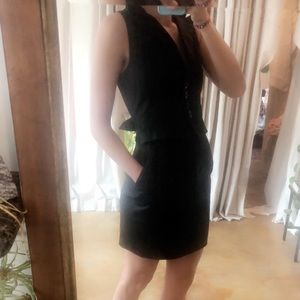 Marc By Marc Jacobs tailored black mini